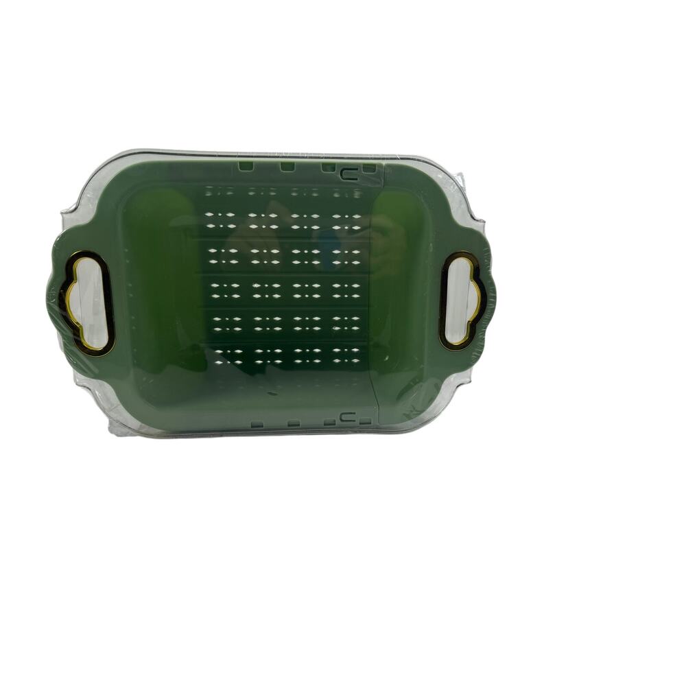 New 14x8.5x4 over the sink colander  Green Fruit Kitchen